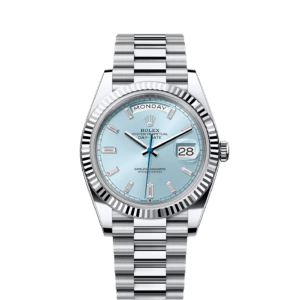 Rolex Day-Date 40 Platinum Baguette